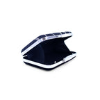 Handmade Black Velvet Clutch – Silver Embroidered Evening Bag