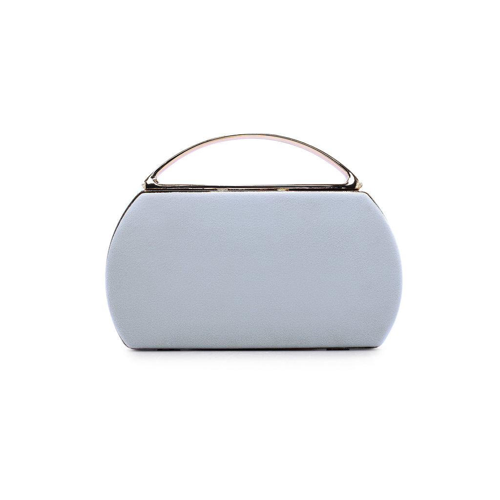 Velvet Clutch – Gold Embroidered Purse