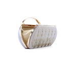 Velvet Clutch – Gold Embroidered Purse