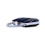 Elegant Velvet Clutch for Special Occasions – Handmade Silver Accent Bag | Zavelya Atelier