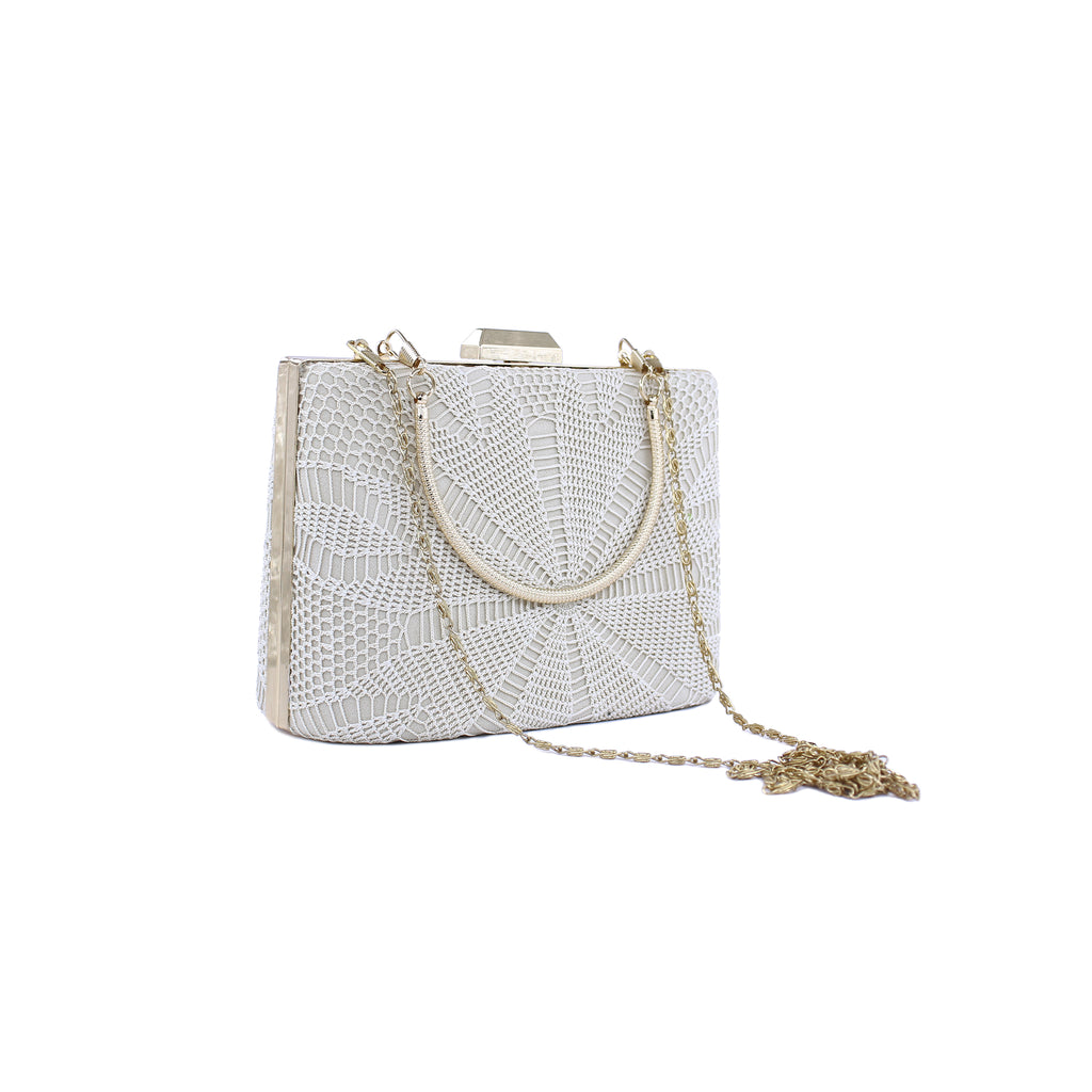 Handmade Lace Clutch Bag – Elegant Evening Purse | El Yapımı Dantel Çanta – Zarif Gece Çantası