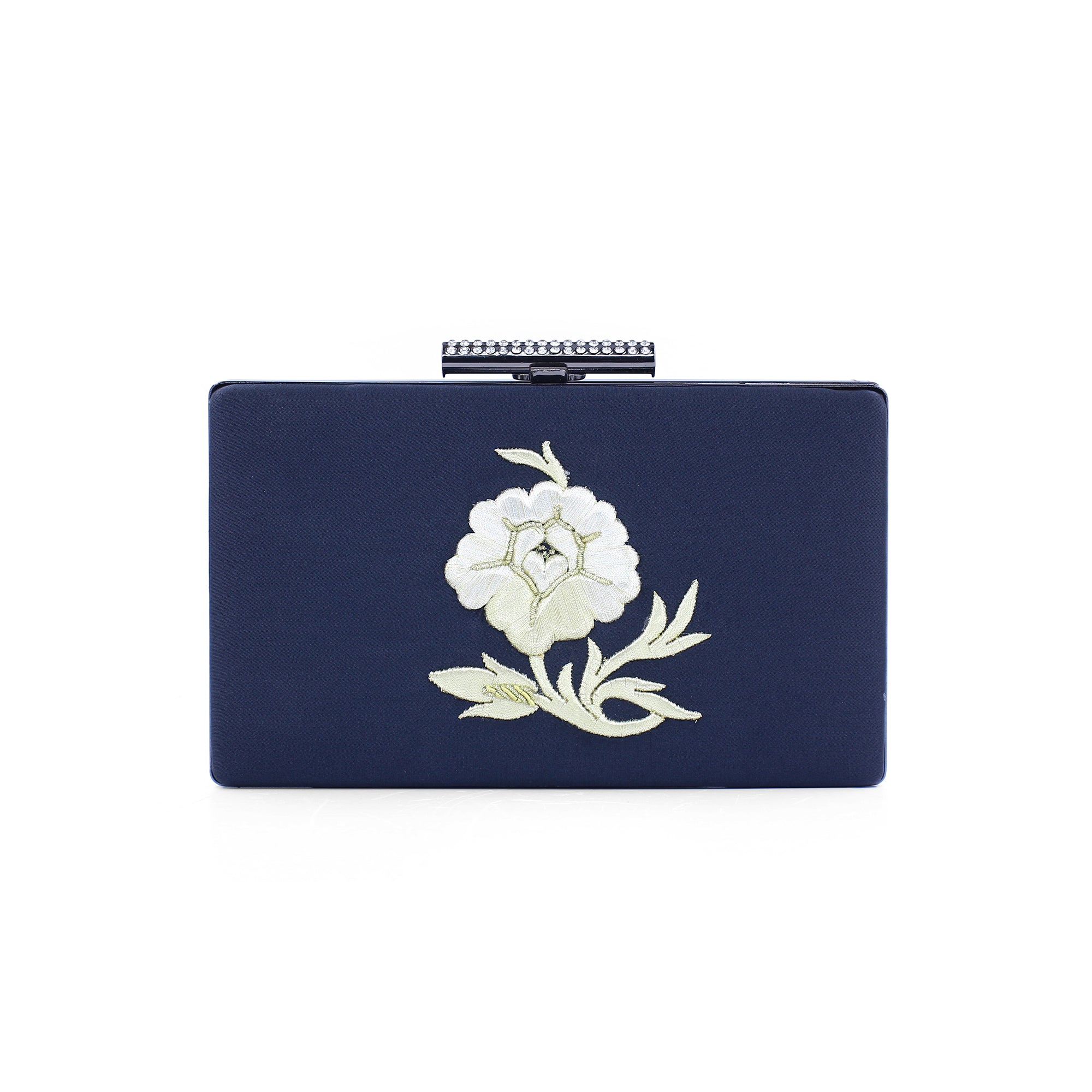 Handmade Black Velvet Clutch Bag – Gold Floral Embroidery | Elegant Wedding & Evening Purse by Zavelya Atelier