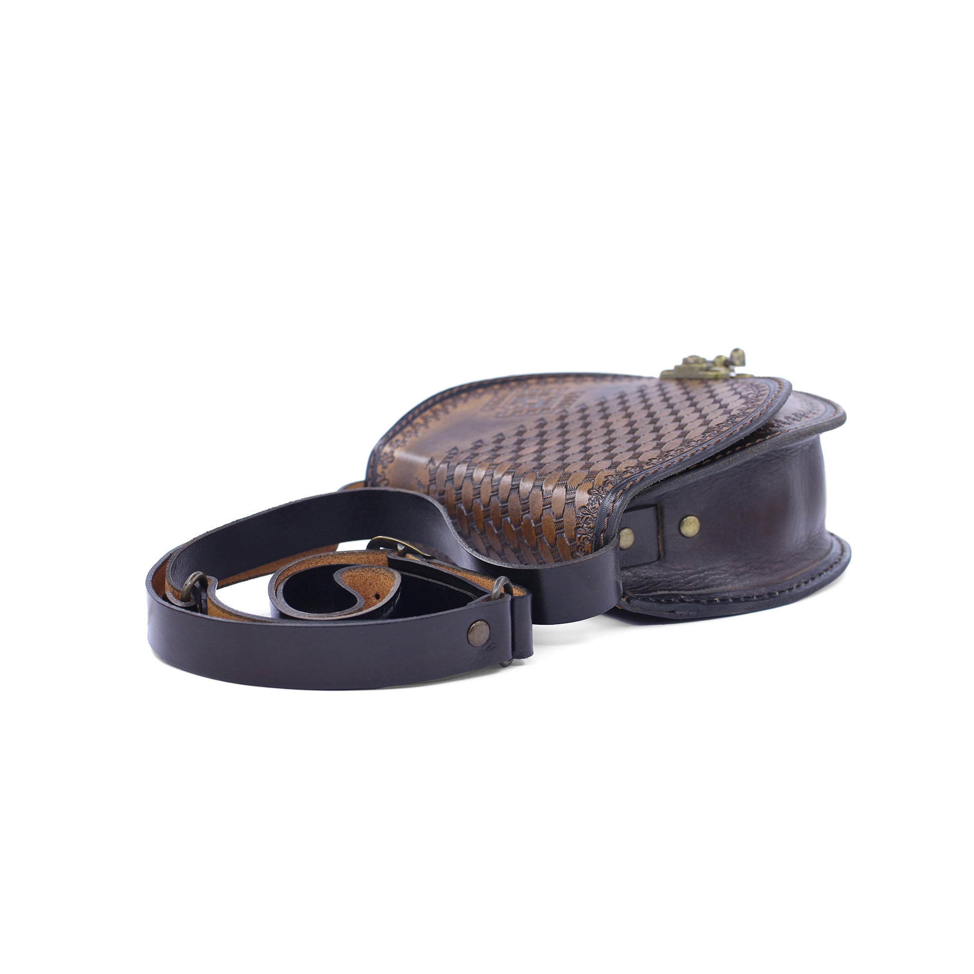 Vintage Tooled Leather Purse