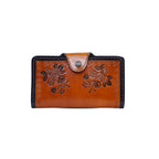 Floral Leather Wallet