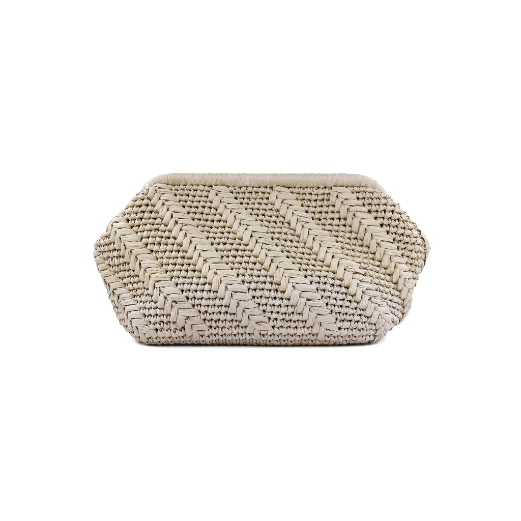 Minimalist Woven Raffia Bag