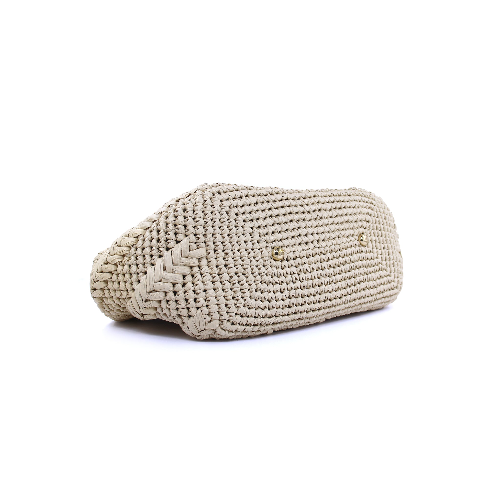 Minimalist Woven Raffia Bag