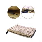 Sequin Raffia Clutch