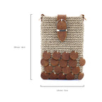Handwoven Raffia Crossbody Bag