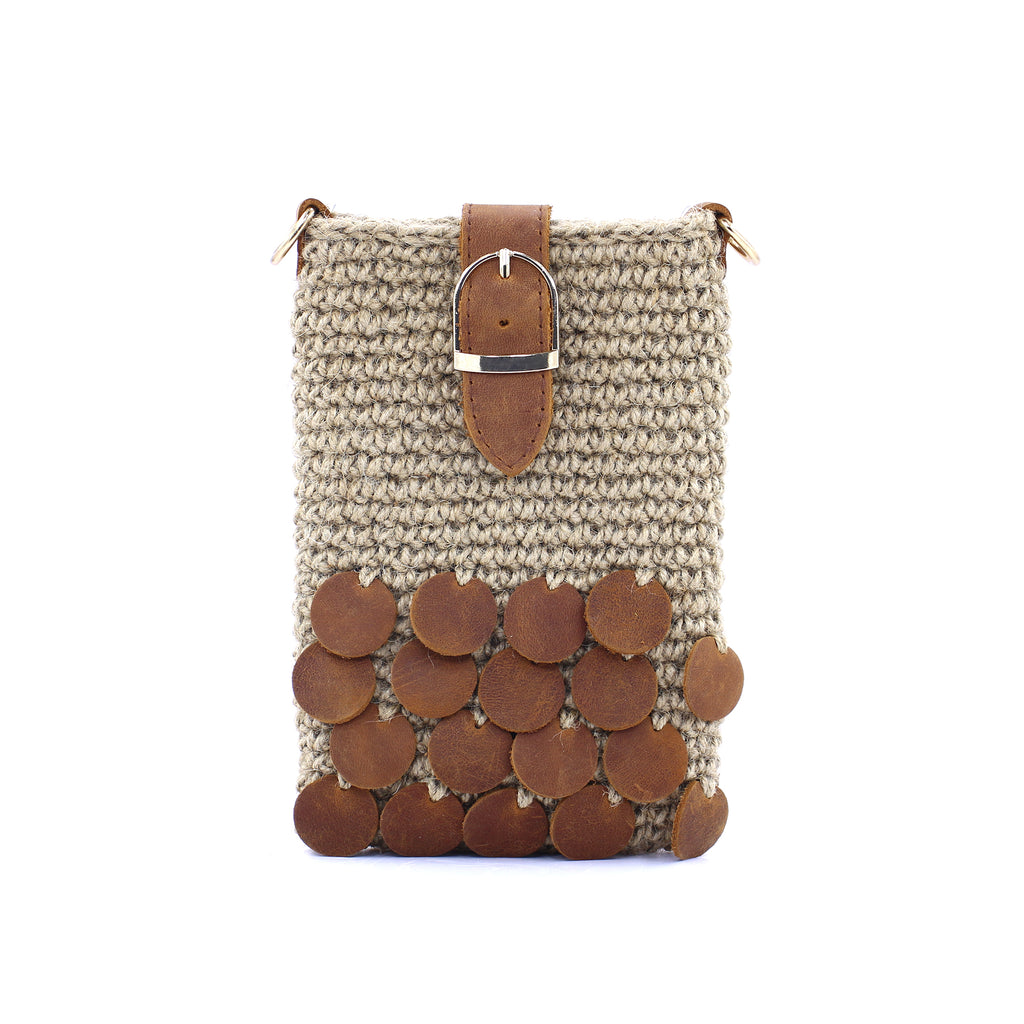 Handwoven Raffia Crossbody Bag