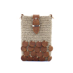 Handwoven Raffia Crossbody Bag