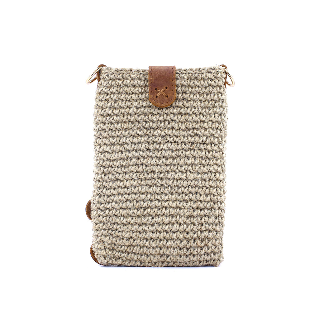 Handwoven Raffia Crossbody Bag