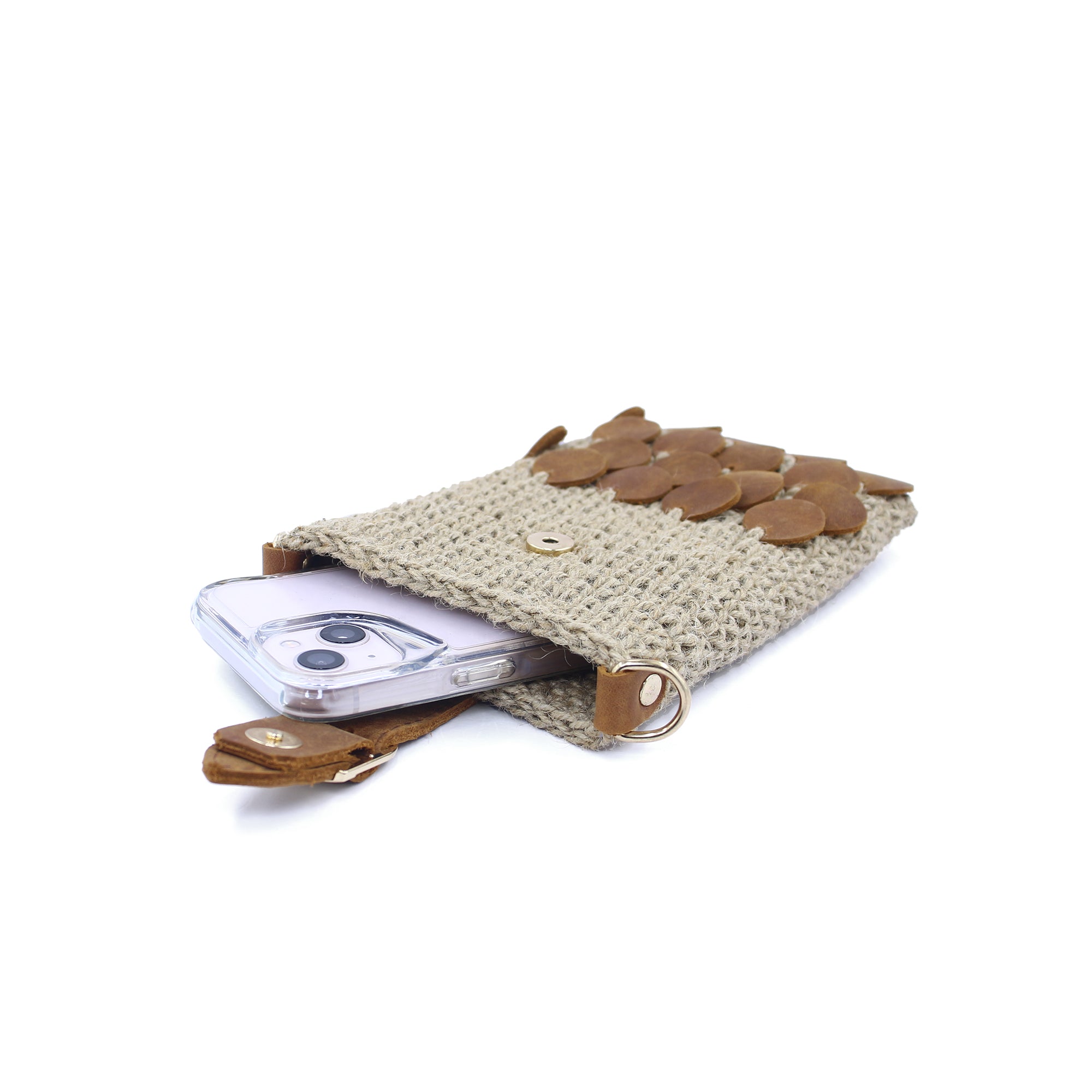 Handwoven Raffia Crossbody Bag