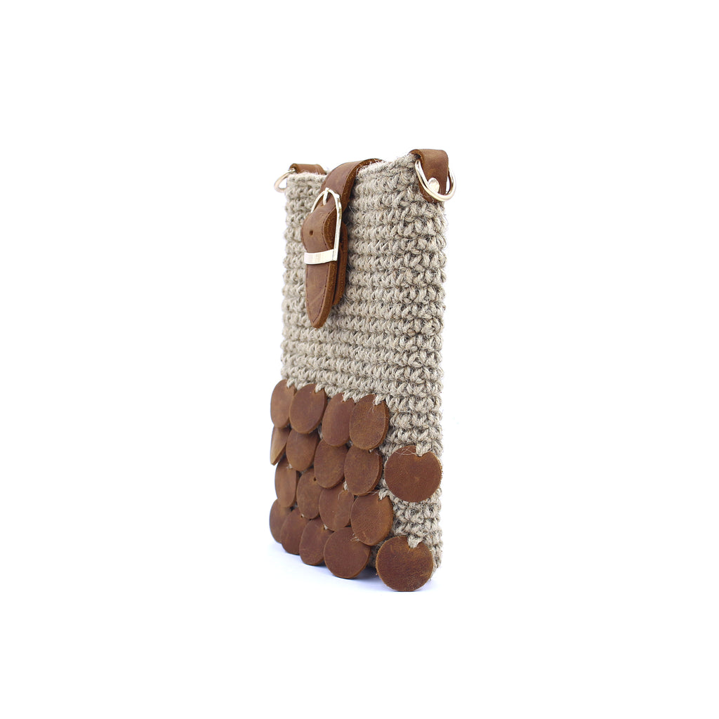Handwoven Raffia Crossbody Bag