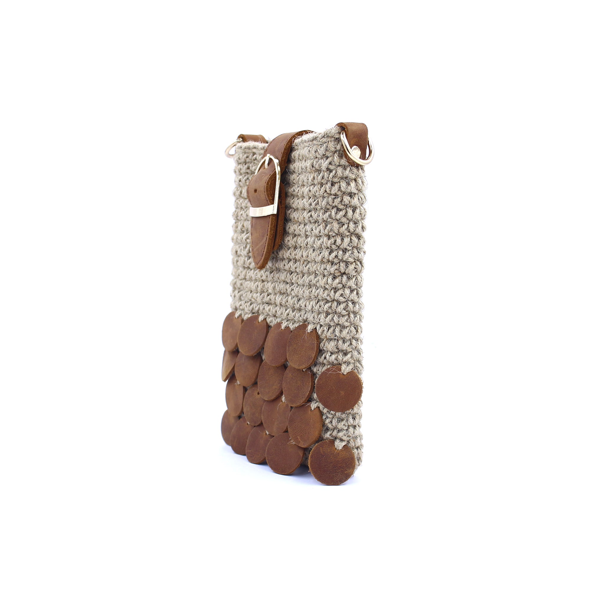 Handwoven Raffia Crossbody Bag