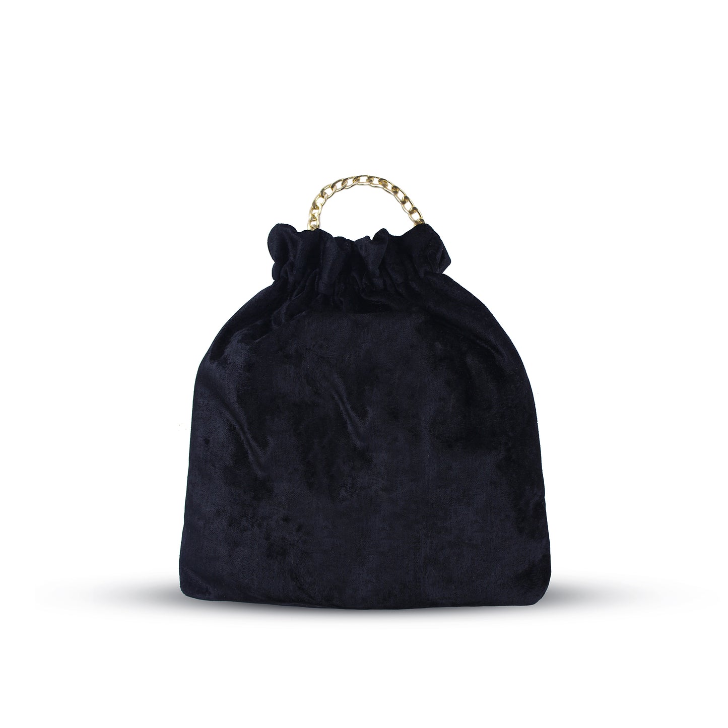 Black Velvet Bag with Sim Sırma Tulip Embroidery | Zavelya Atelier