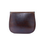 Handcrafted Leather Crossbody Bag – Vintage Brown Embossed Leaf Purse | Boho Rustic Everyday Shoulder Bag