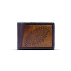 Tooled Leather Bifold Wallet
