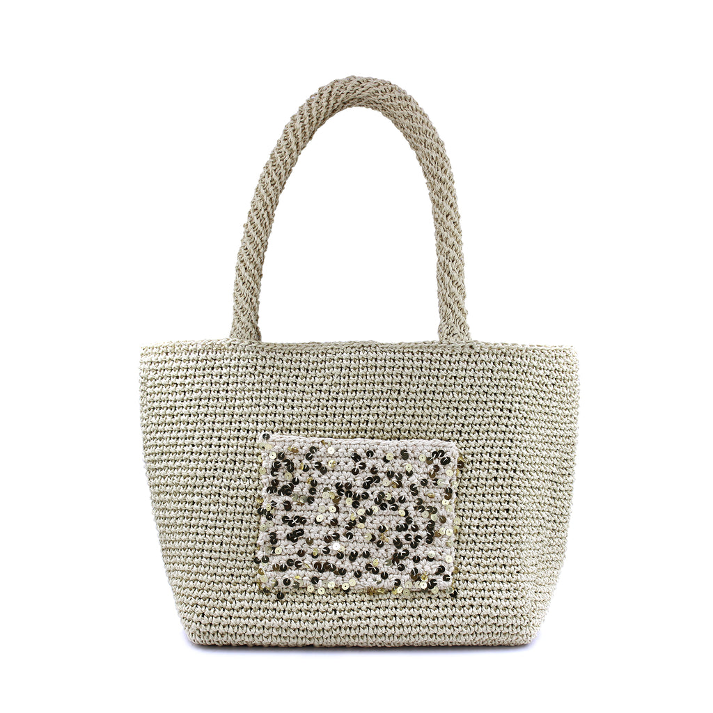 Handmade Raffia Bag – Fish & Starfish