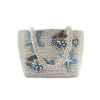 Handmade Raffia Bag – Fish & Starfish