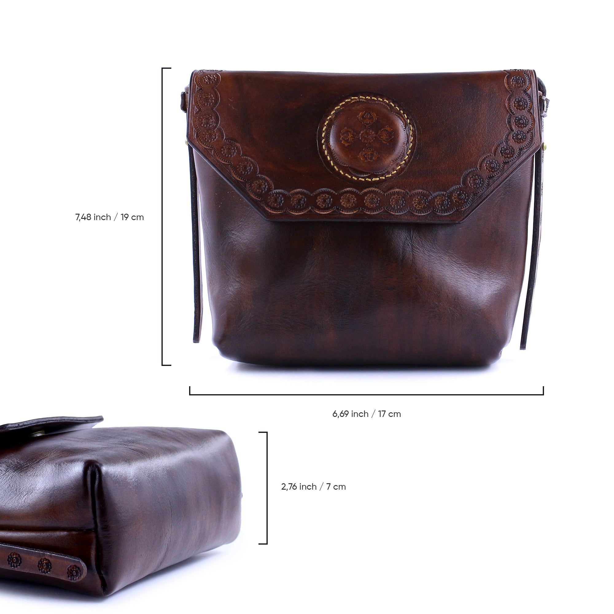 Handmade Leather Shoulder Bag