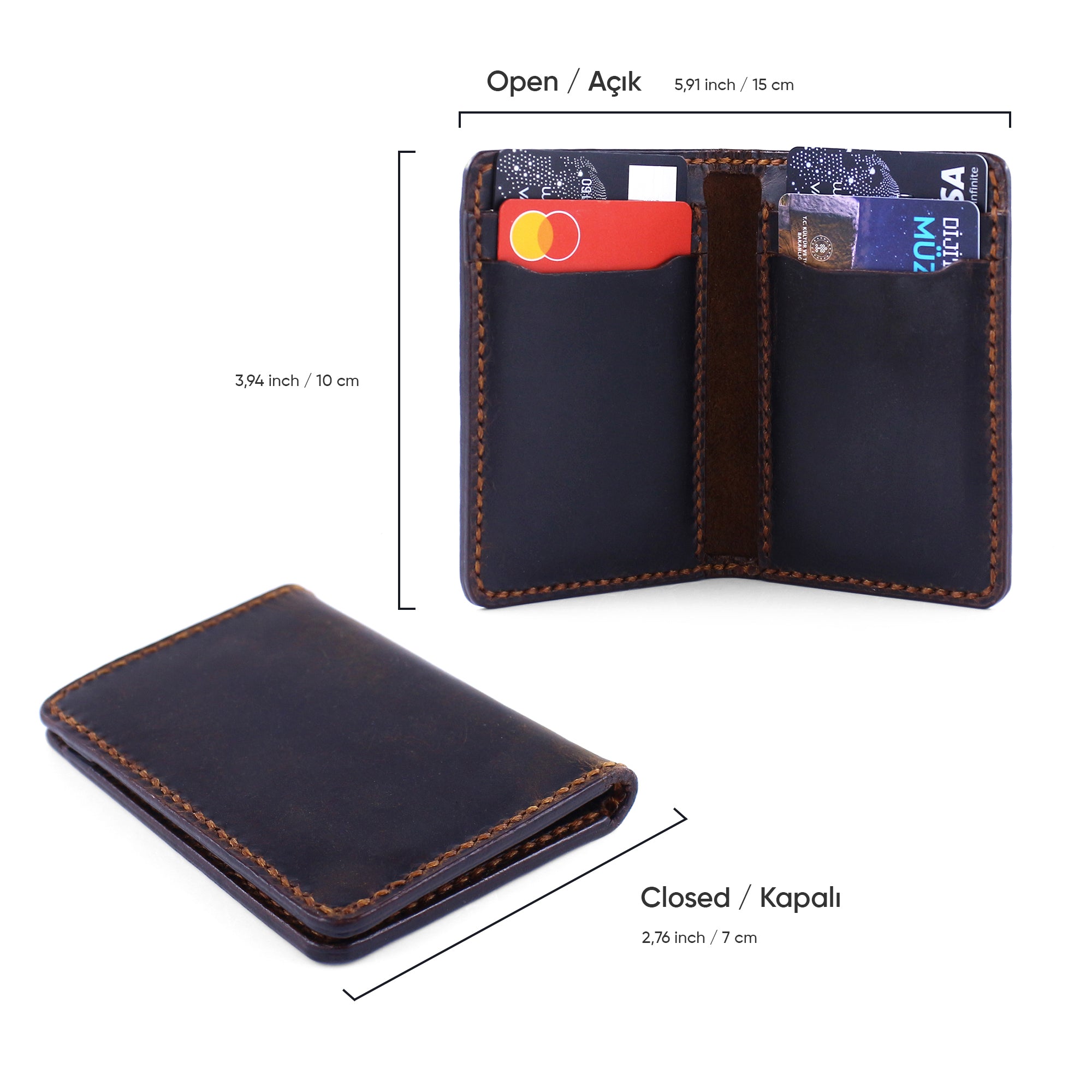 Slim Leather Card Wallet