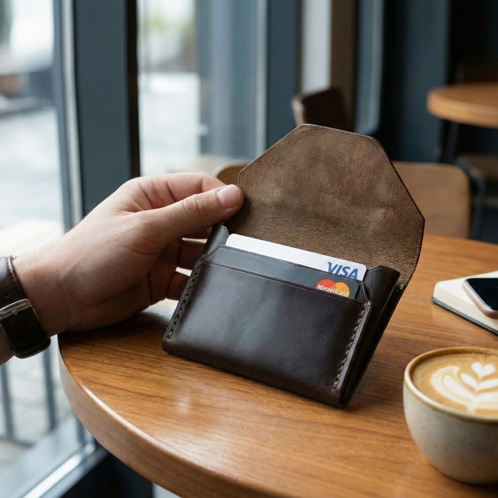 Slim Leather Card Holder
