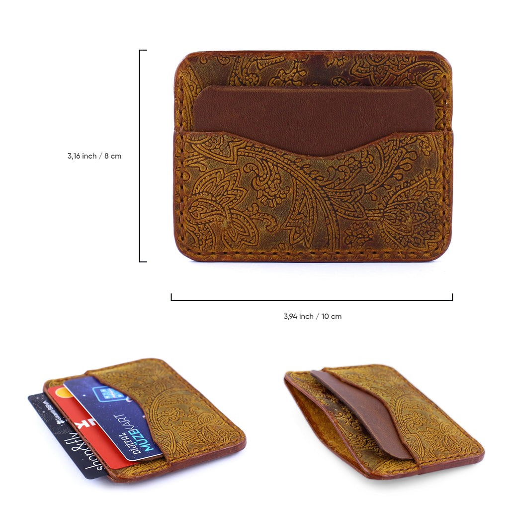 Minimalist Embossed Card Wallet