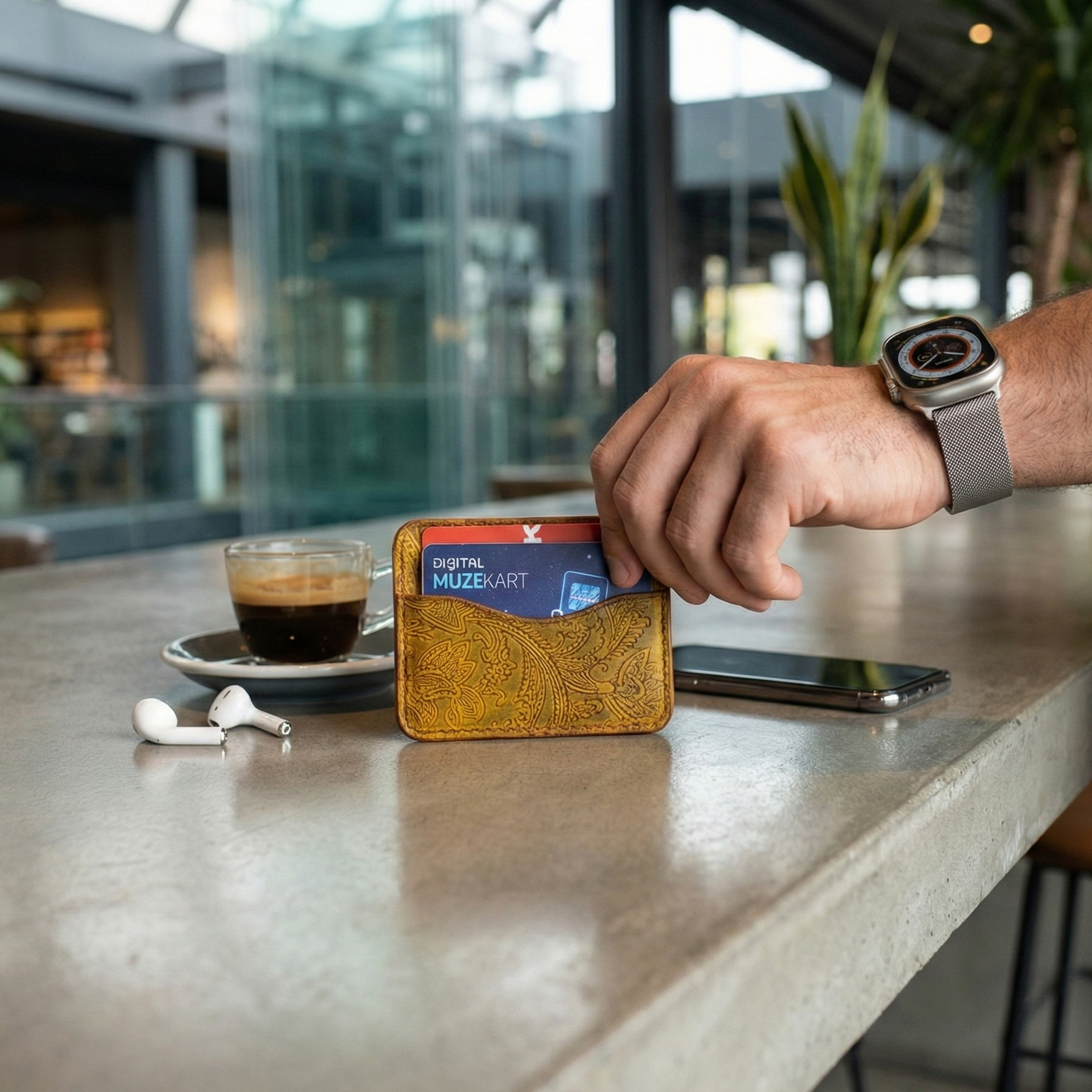 Minimalist Embossed Card Wallet