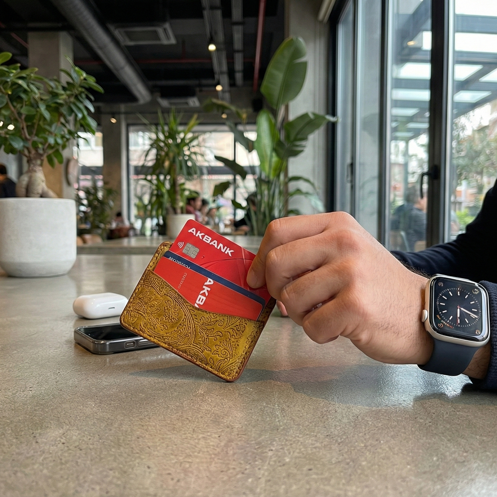 Minimalist Embossed Card Wallet