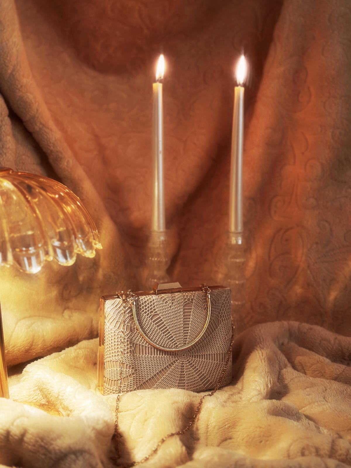 Handmade Lace Clutch Bag – Elegant Evening Purse | El Yapımı Dantel Çanta – Zarif Gece Çantası